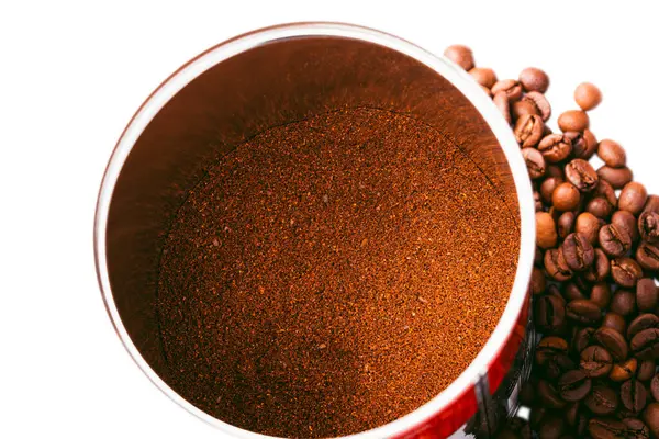 Ekspres Kawy Geyser Kawy Aromatycznej Parzonej — Zdjęcie stockowe