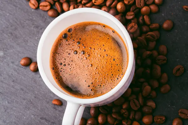 Kaffeetasse Isoliert Auf Weißem Hintergrund Kaffeetasse Isoliert Auf Weißem Hintergrund — Stockfoto