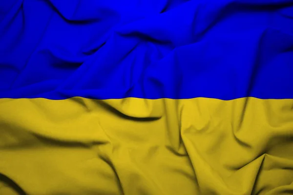 stock image Flag of Ukraine, Ukrainian flag