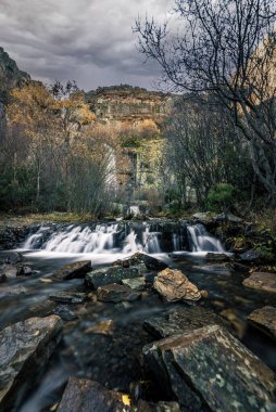 The Chorreras of Despealagua are consecutive waterfalls formed in the bed of the Chorrera stream, a tributary of the Sorbe River, on the north side of the Ocejn peak, near Valverde de los Arroyos.
