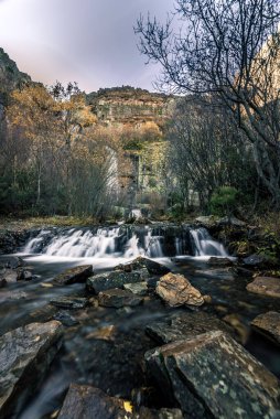 The Chorreras of Despealagua are consecutive waterfalls formed in the bed of the Chorrera stream, a tributary of the Sorbe River, on the north side of the Ocejn peak, near Valverde de los Arroyos.