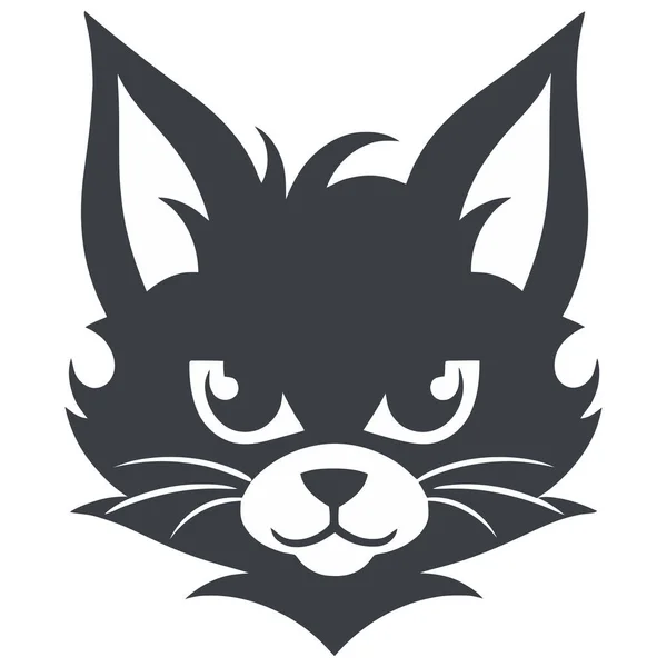 Abrace Encanto Sofisticación Con Nuestro Elegante Diseño Logotipo Vector Cat — Archivo Imágenes Vectoriales
