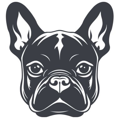 Şirin Fransız Bulldog Vektör Logosu Tasarımı ile markanıza neşe ve kişilik katın.