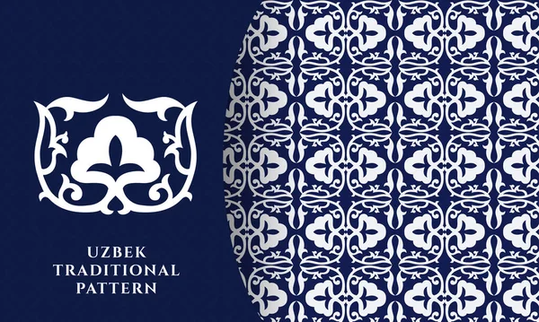 Özbek geleneksel şablon seramik süsü