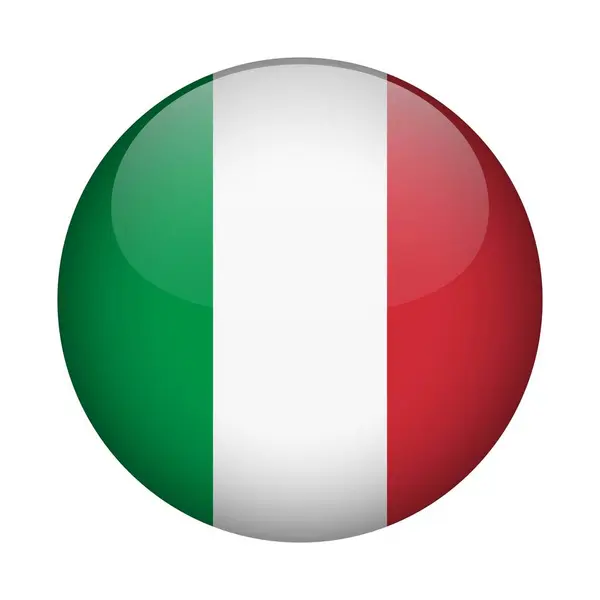 İkonik İtalyan bayrağının, kendine özgü yeşil, beyaz ve kırmızı renklerini sergileyen stilize edilmiş sanatsal bir temsili.