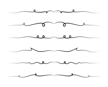Ayrıştırma Çizgisi El Çizgisi Çizgileri