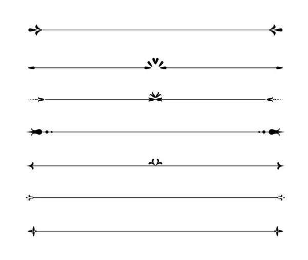 Ayrıştırma Çizgisi Minimalistik Çizgileri