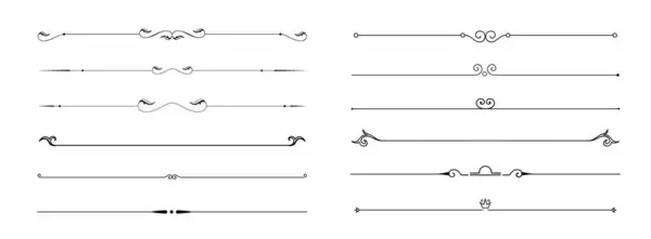 vektör minimalist bölücüler koleksiyon satırı