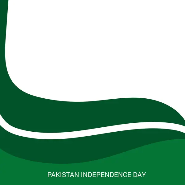 Εικονογράφηση Διάνυσμα Ενός Φόντου Για Την Ημέρα Ανεξαρτησίας Του Πακιστάν Διάνυσμα Αρχείου