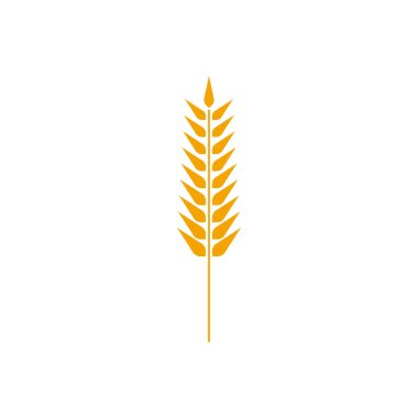 Wheat wreaths logo. Wheat ear icon. Vector agriculture ears symbol