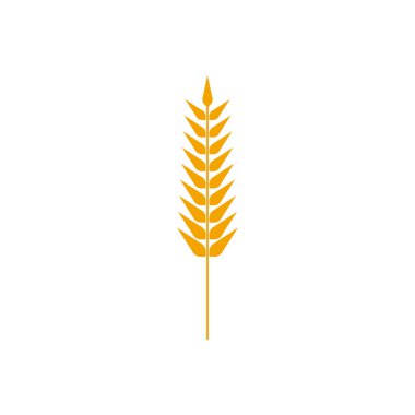 Wheat wreaths logo. Wheat ear icon. Vector agriculture ears symbol