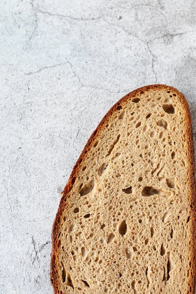 全麦面包高分辨率褐色面包纹理背景 在家烤面包 — 图库照片