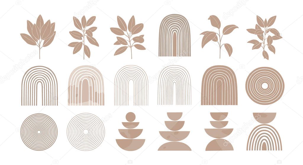 Beige Aesthetics and Abstract Plant Elements For Your Unique Design Style Guide