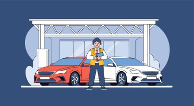 Automobile inspection and repair for customer satisfaction with ease