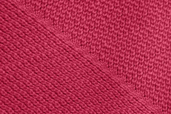 Knitted Fabric Wool Texture Close Background Abstract Backdrop Color Year — Stock Photo, Image