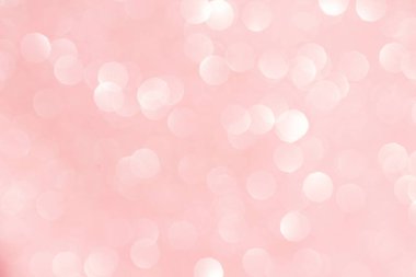 Soyut pembe bokeh arkaplan. Odaklanamayan noel ışıkları. Parti, tatil ve festival konsepti