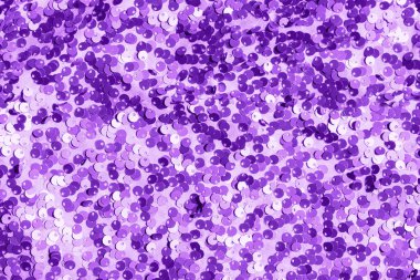 Parlak pullu kumaşın soyut bileşimi. Tatil ve parti konsepti. Seçici odak