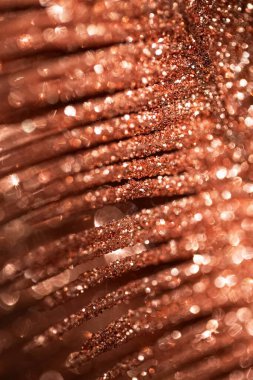 Dekoratif bir dalın yakın çekiminden oluşan soyut bir kompozisyon. Parlak bir şenlik ve tatil geçmişi. Kutlama ve parti konsepti.