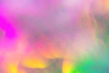 Parlak holografik bulanık dokudan oluşan soyut bir arkaplan. Renkli dijital tahıl yumuşak ses efekti. Çoklu renkli antika tasarım.