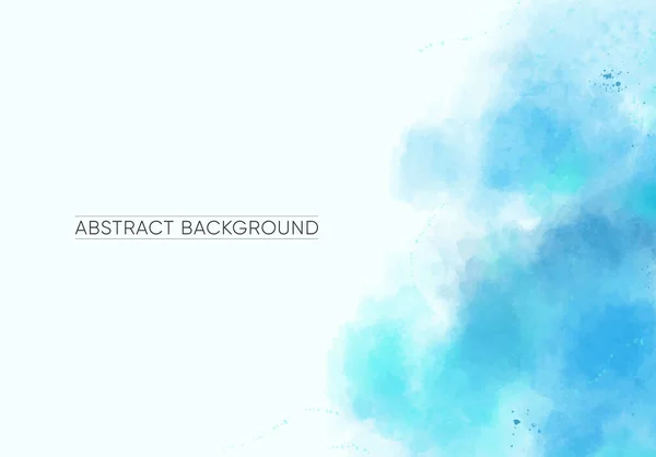 Abstrakt Horisontell Akvarell Bakgrund Neutralt Ljus Färgat Tomt Utrymme Bakgrund — Stock vektor