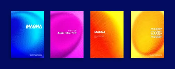 Современный Дизайн Фона Модным Ярким Ярким Цветом Голубой Фиолетовый Красный — стоковый вектор