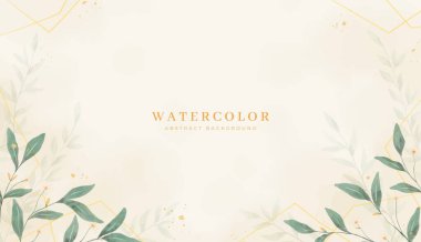 Soyut yatay suluboya arkaplan. Nötr ışık renklendirilmiş boş alan arkaplan çizimi