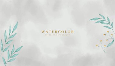 Soyut yatay suluboya arkaplan. Nötr ışık renklendirilmiş boş alan arkaplan çizimi