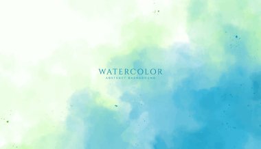 Soyut yatay suluboya arkaplan. Nötr açık kahverengi renkli boş alan arkaplan çizimi