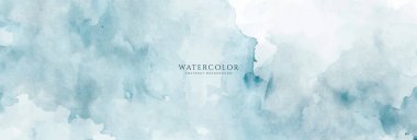 Soyut yatay suluboya arkaplan. Nötr ışık renklendirilmiş boş alan arkaplan çizimi