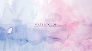 Soyut yatay suluboya arkaplan. Nötr ışık renklendirilmiş boş alan arkaplan çizimi