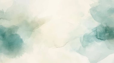 Soyut yatay suluboya arkaplan. El çizimi vektör dokusu. Fırçayla ovalanan pastel boya rengi suluboya