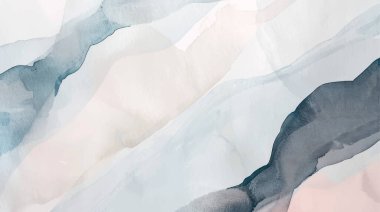 Soyut yatay suluboya arkaplan. El çizimi vektör dokusu. Fırçayla ovalanan pastel boya rengi suluboya