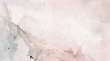 Soyut yatay suluboya arkaplan. El çizimi vektör dokusu. Fırçayla ovalanan pastel boya rengi suluboya