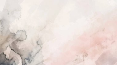 Soyut yatay suluboya arkaplan. El çizimi vektör dokusu. Fırçayla ovalanan pastel boya rengi suluboya