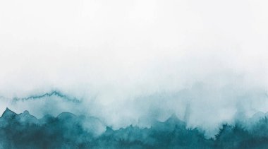 Soyut yatay suluboya arkaplan. El çizimi vektör dokusu. Fırçayla ovalanan pastel boya rengi suluboya