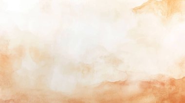 Soyut yatay suluboya arkaplan. El çizimi vektör dokusu. Fırçayla ovalanan pastel boya rengi suluboya