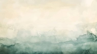 Soyut yatay suluboya arkaplan. El çizimi vektör dokusu. Fırçayla ovalanan pastel boya rengi suluboya