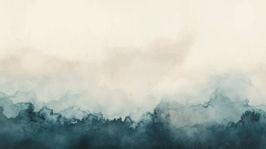 Soyut suluboya estetik yatay arkaplan. El çizimi vektör sıçrama dokusu. Fırçayla ovalanan pastel boya rengi suluboya