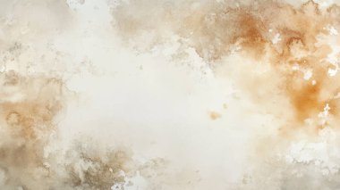 Soyut suluboya estetik yatay arkaplan. El çizimi vektör sıçrama dokusu. Fırçayla ovalanan pastel boya rengi suluboya