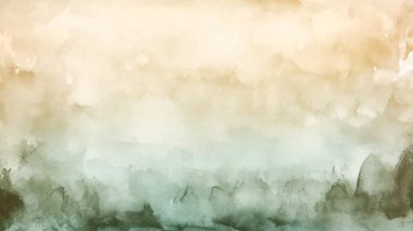 Soyut suluboya estetik yatay arkaplan. El çizimi vektör sıçrama dokusu. Fırçayla ovalanan pastel boya rengi suluboya