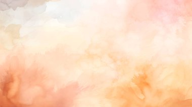 Soyut suluboya estetik yatay arkaplan. El çizimi vektör sıçrama dokusu. Fırçayla ovalanan pastel boya rengi suluboya