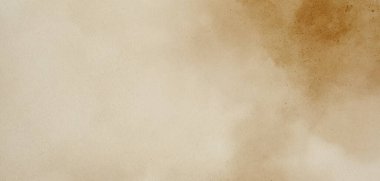 Soyut suluboya resim arka plan şablonu. Yazı, bayrak, sunum veya ürün grafik tasarımı için haki ve bej kahverengi suluboya arkaplan boşluğu