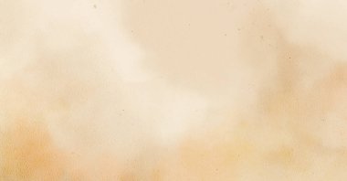 Soyut suluboya resim arka plan şablonu. metin, pankart, sunum veya ürün grafik tasarımı için kahverengi ve turuncu suluboya arkaplan boşluğu