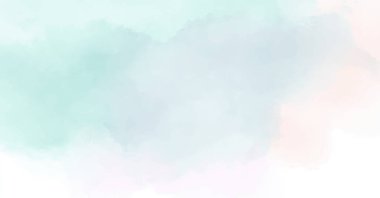 Soyut suluboya resim arka plan şablonu. metin, bayrak, sunum veya ürün grafik tasarımı için mavi ve mor suluboya arkaplan boşluğu