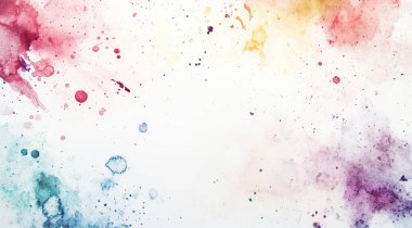 Soyut suluboya resim arka plan şablonu. metin, pankart, sunum veya ürün grafik tasarımı için renkli suluboya arkaplan boşluğu