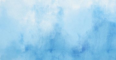 Soyut suluboya resim arka plan şablonu. metin, pankart, sunum veya ürün grafik tasarımı için mavi ve beyaz suluboya arkaplan boşluğu