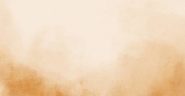 Soyut suluboya resim arka plan şablonu. metin, bayrak, sunum veya ürün grafik tasarımı için kahverengi ve bej suluboya arkaplan boşluğu