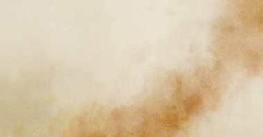 Soyut suluboya resim arka plan şablonu. metin, bayrak, sunum veya ürün grafik tasarımı için kahverengi ve bej suluboya arkaplan boşluğu