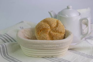 Sesame Kaiser Roll, tasty bread roll for modern lifestyle
