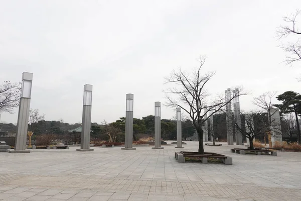 Paesaggio Del Parco Del Museo Nazionale Seoul Corea Del Sud — Foto Stock